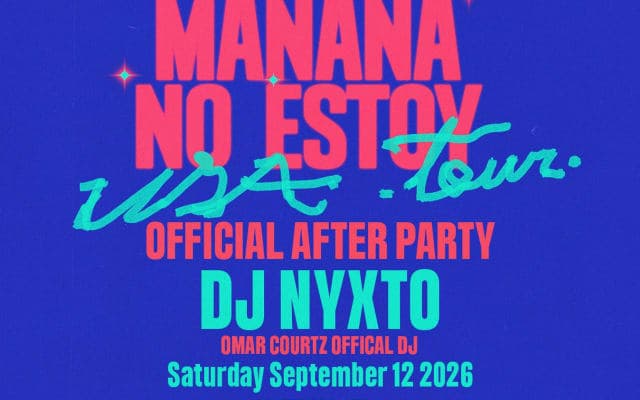 OMAR COURTZ POR SI MAÑANA NO ESTOY usa tour: OFFICIAL AFTER PARTY